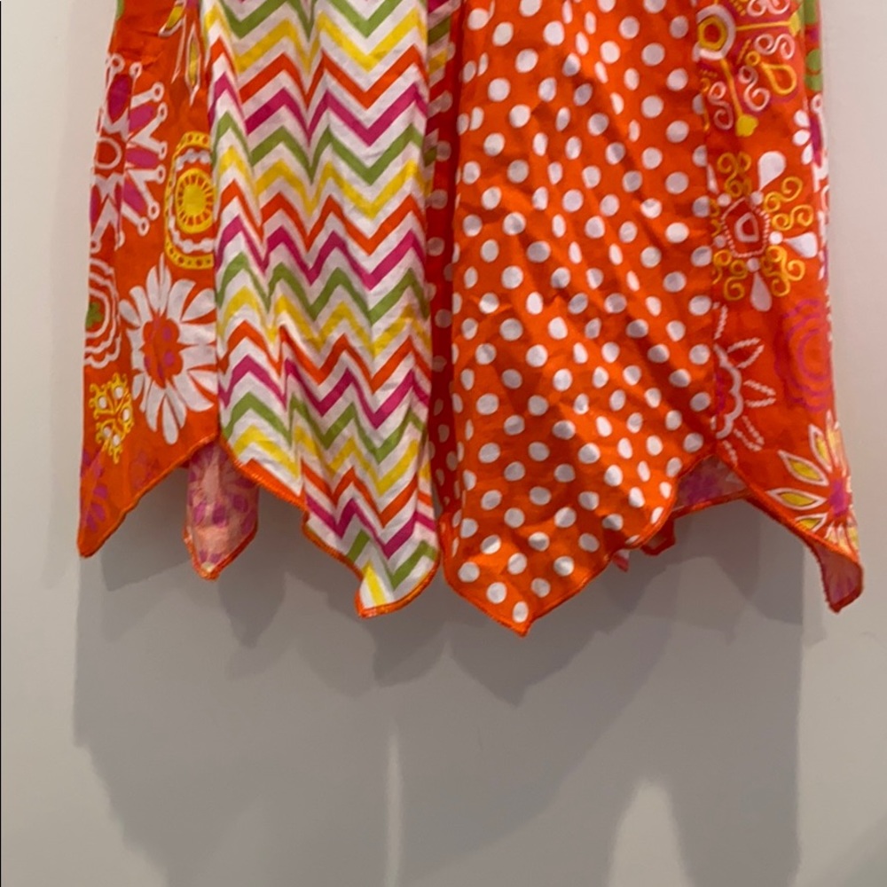 SOLD❗️•ᴛᴏғғᴇᴇ ᴀᴘᴘʟᴇ• Hankerchief Hem Dress - Picture 4 of 6